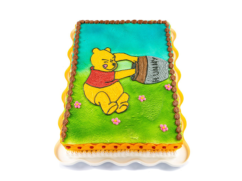 Pastel de Winnie Pooh Pastelería Lecaroz