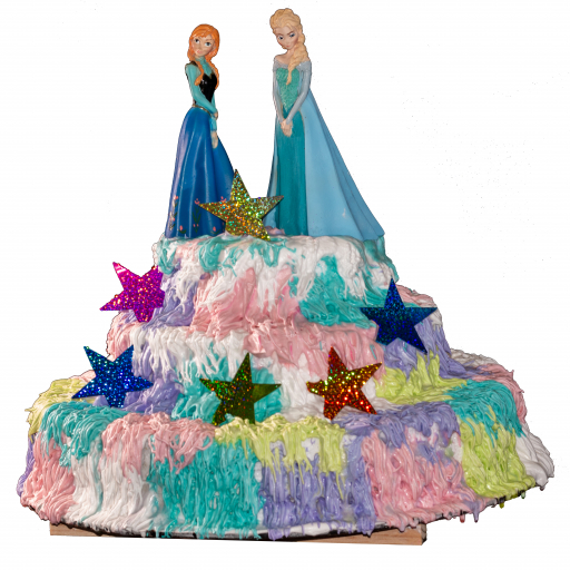 Pastel de Elsa y Ana Por Siempre / Frozen
