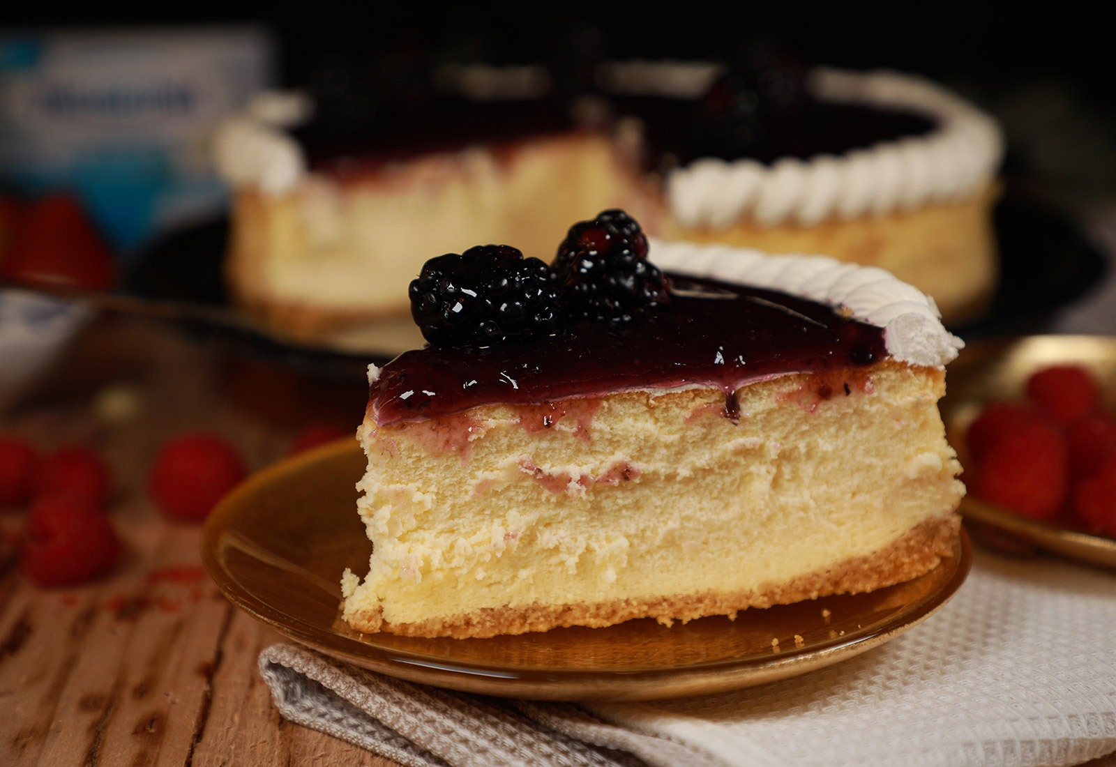Cheesecake de Zarzamora | Panaderías Lecaroz