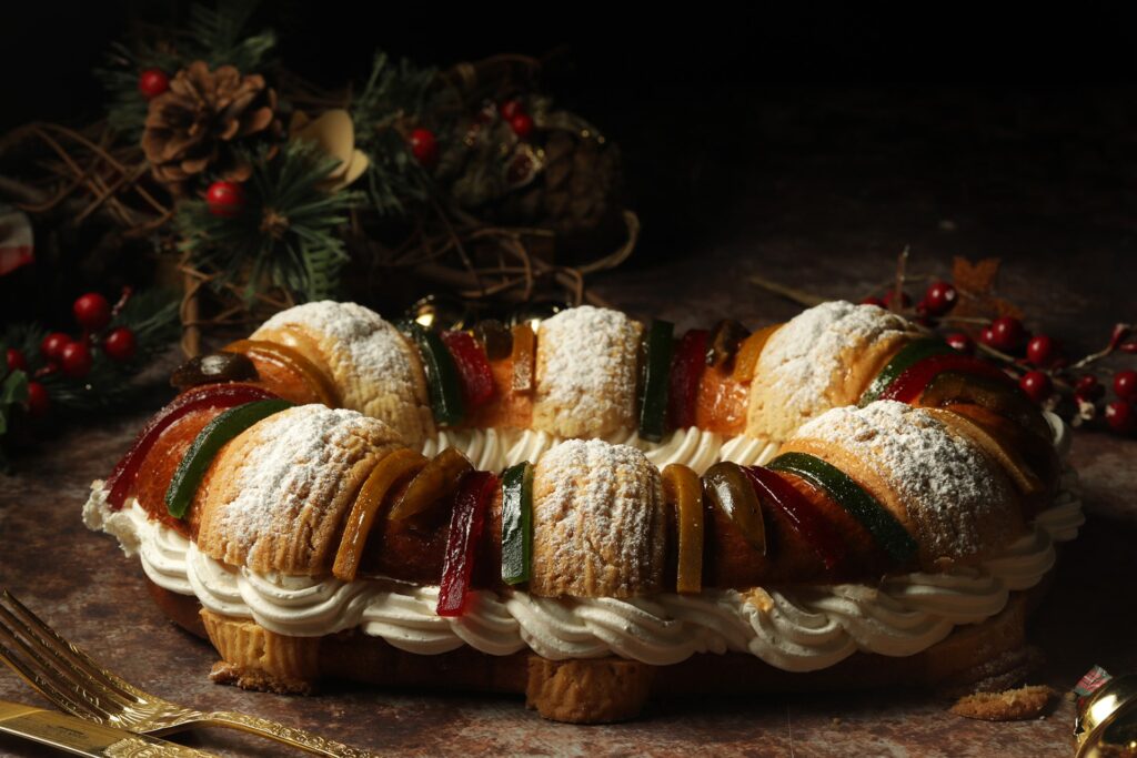 Rosca de Reyes con Nata