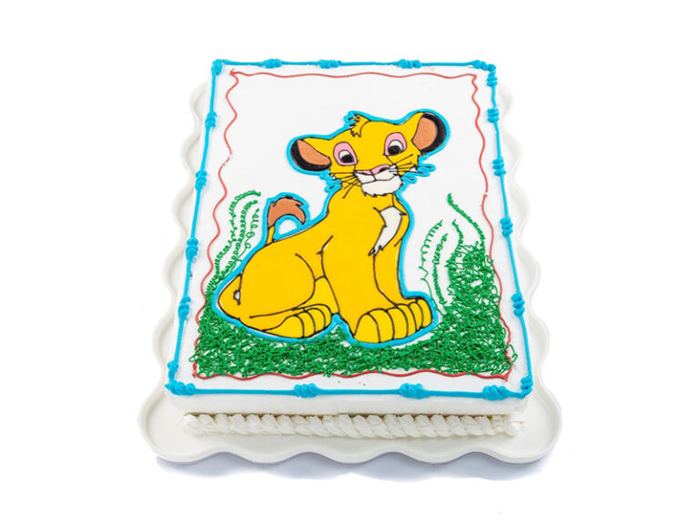 Pastel de Simba Cachorro / El Rey León - Pastelería Lecaroz