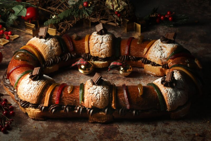 Rosca de Reyes con Chocolate Hershey's