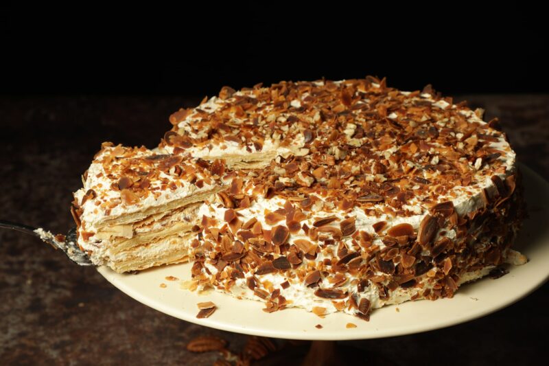 Pastel Mil Hojas de Almendra