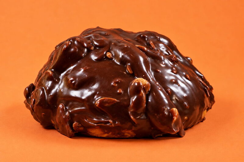 Pan de Muerto de Chocolate con Almendra